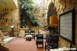 Entrance hall of the Bacchus Restaurant