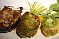 Stuffed vegetables at ta Marija Mosta