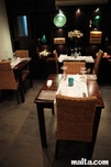 Nice tables inside Serafino Restaurant