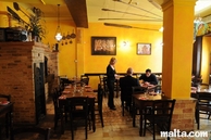 Main dining room and decoration of Ta'Kris Restaurant and Maltese Bistro