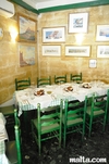 Trattoria da pippo valletta table for a meeting