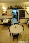 Rubino restaurant valletta kitchen peep