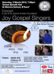 joy gospel singers poster